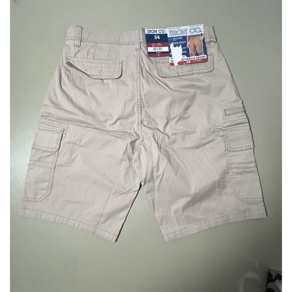 Iron Co. Stretch Cargo Short Men’s Size 34 Vintage Wheat - Picture 8 of 10
